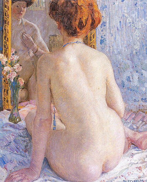 Reflections (Marcelle), 1909, Frederick Carl Frieseke