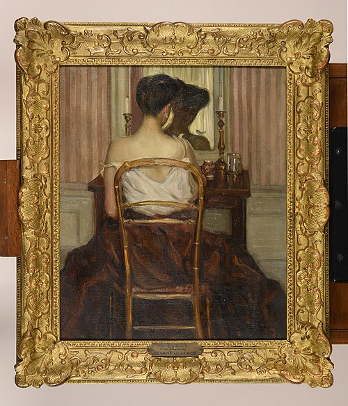 Devant la glace, 1903, Frederick Carl Frieseke