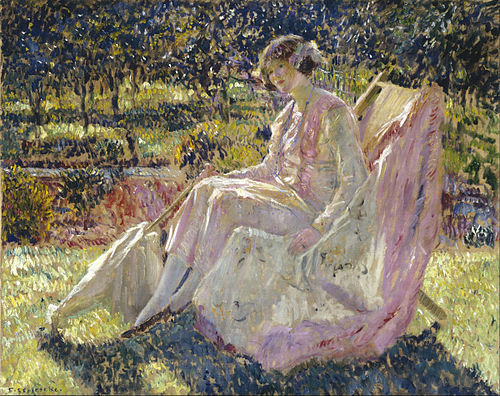 Sunbath, , Frederick Carl Frieseke