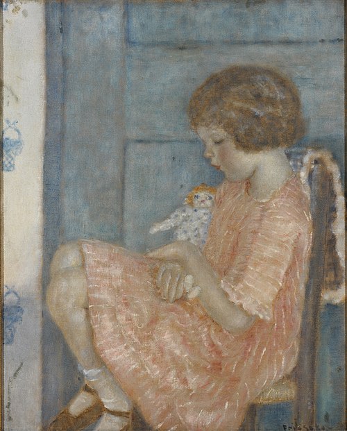 The Little Mother (La Petite Mère), 1922, Frederick Carl Frieseke