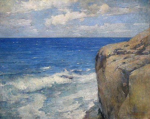 Entrance to the Harbor of St. Thomas, 1915, Emil Carlsen