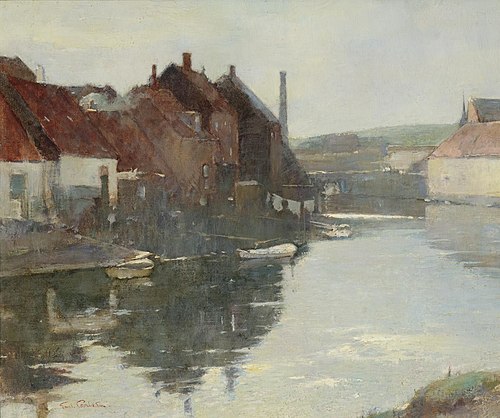 The Canal, 1914, Emil Carlsen
