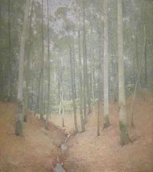 Wood Interior, 1910, Emil Carlsen