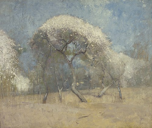 Orchard in Bloom, 1904, Emil Carlsen