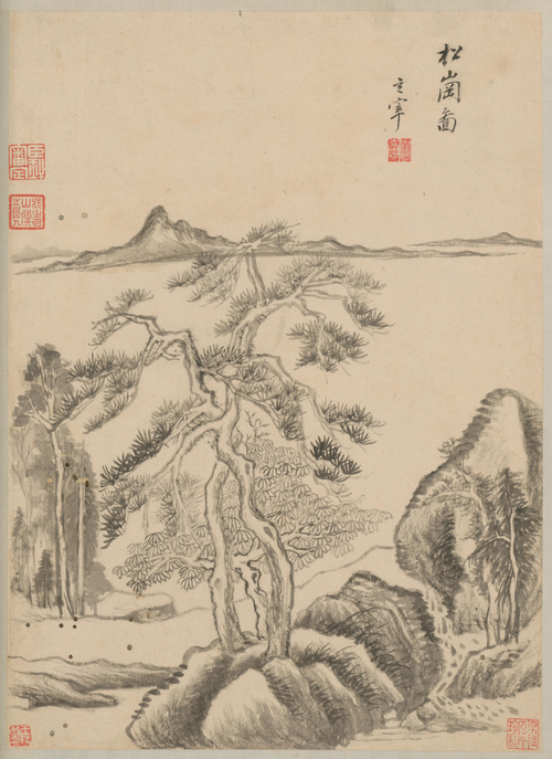 董其昌山水册, , Dong Qichang