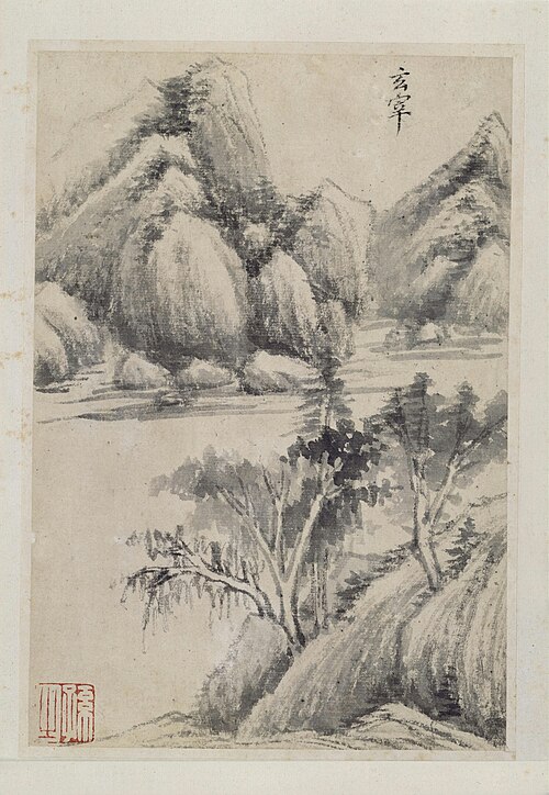 董其昌山水册, , Dong Qichang