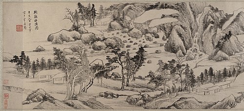 Invitation to Reclusion at Jingxi, 1611, Dong Qichang