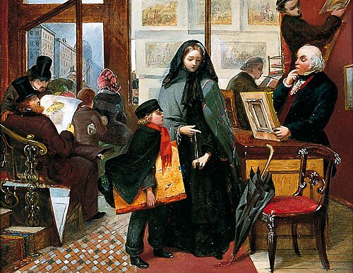 Study for 'Nameless and Friendless', 1857, Emily Mary Osborn