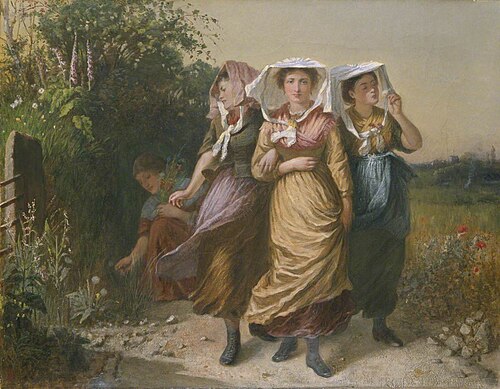The Bal Maidens, 1870, Emily Mary Osborn