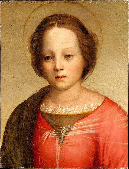 Head of the Madonna, 1509, Franciabigio