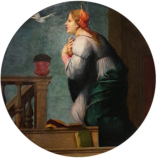 Mary from the Annunciation, 1510, Franciabigio
