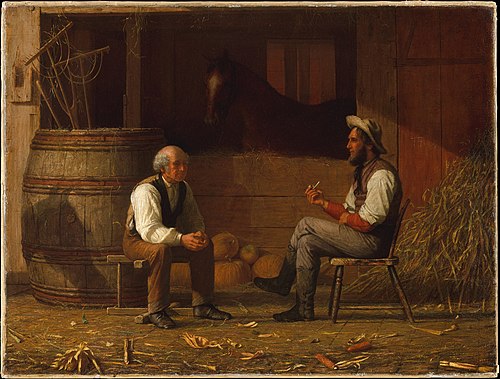 Talking It Over, 1872, Enoch Wood Perry