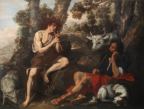 Mercury and Argus, 1650, Enrico Fiammingo