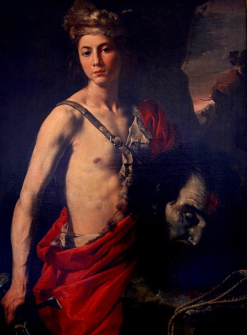 David with the Head of Goliath, 1650, Enrico Fiammingo