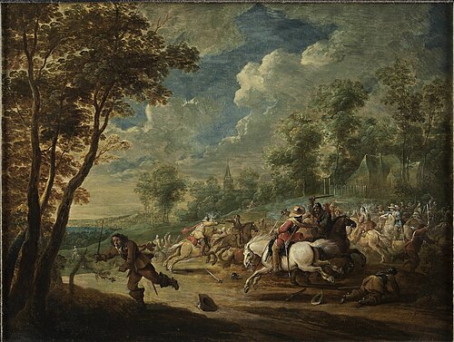 Choc de cavalerie, 1643, Pieter Meulener