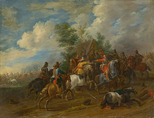 Cavalry Skirmish, 1651, Pieter Meulener