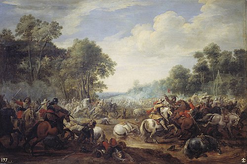 Cavalry battle, 1644, Pieter Meulener
