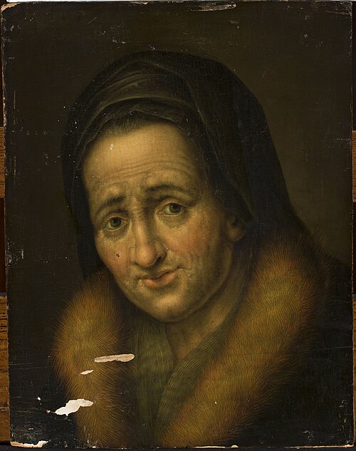 Portrait of an old woman, , Balthasar Denner