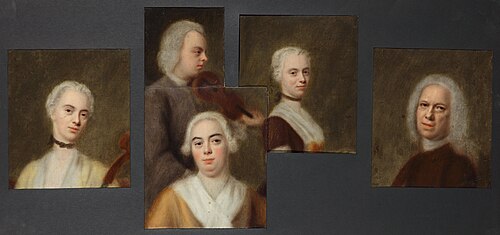 Portrait of the Denner Family, 1745, Balthasar Denner