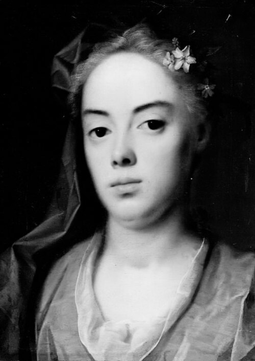 The Artist's Wife Esther, née Winther, 1724, Balthasar Denner