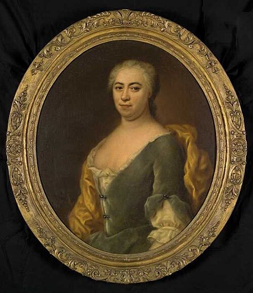 Portrait de Maria Anna Witheyn (1686-1763), 1737, Balthasar Denner