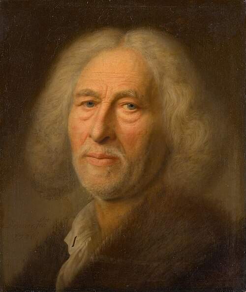 Portrait d'un homme âgé., 1726, Balthasar Denner