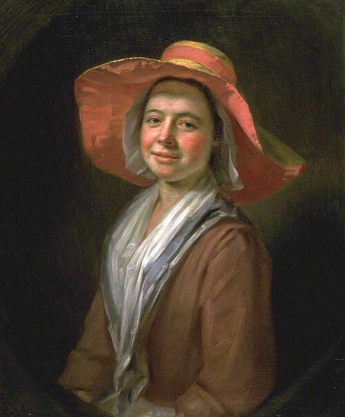 A Girl in a Straw Hat, 1723, Balthasar Denner