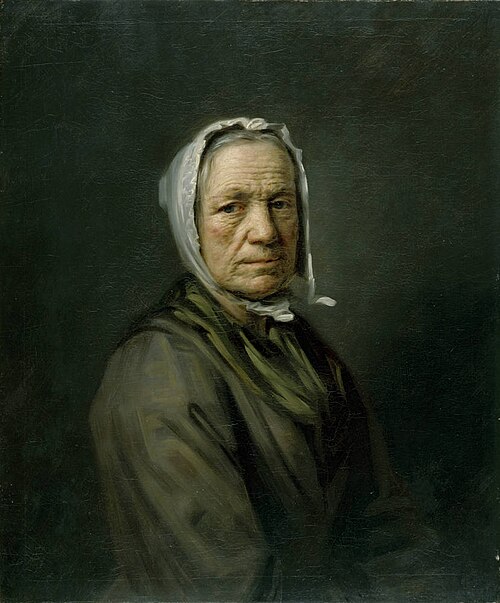 Bejahrte Frau mit weißer Haube, 1731, Balthasar Denner