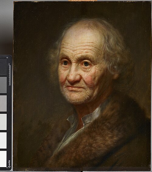 Old Man in a Fur-Trimmed Coat, 1728, Balthasar Denner