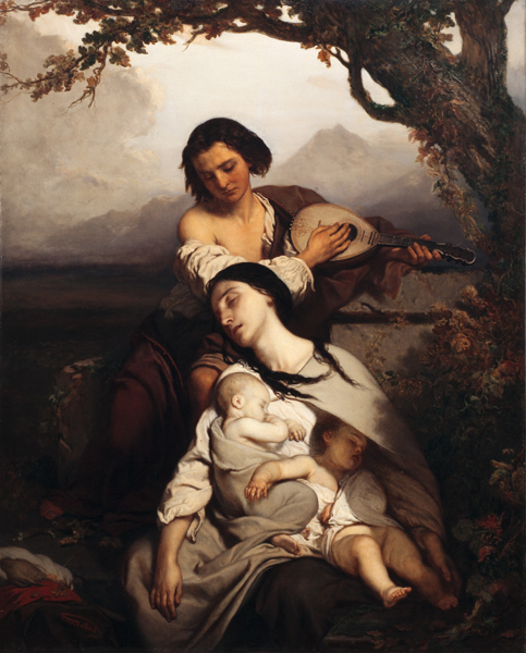 La chute des feuilles, 1868, Louis Gallait