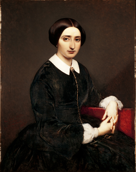 Portrait de Madame Louis Gallait, femme de l'artiste, , Louis Gallait