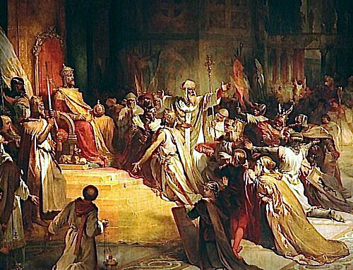 Baudouin couronné empereur de Constantinople, 16 mai 1204, 1847, Louis Gallait