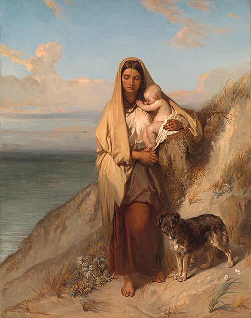 Verlaten (l'abandon), 1849, Louis Gallait