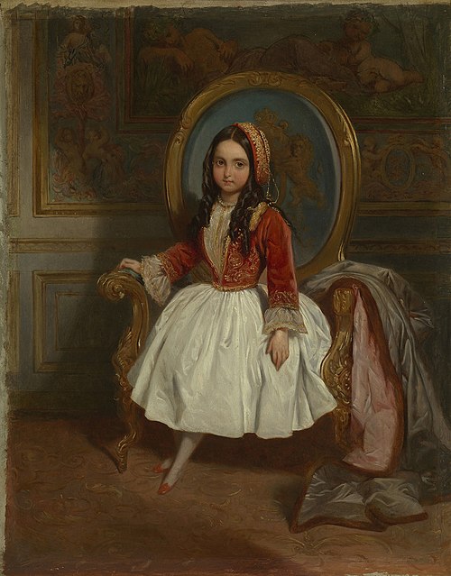 Princess Charlotte of Belgium (1840-1927), 1846, Louis Gallait