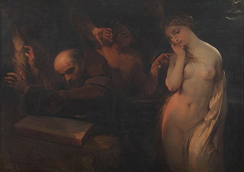 The Temptation of St Anthony, 1849, Louis Gallait