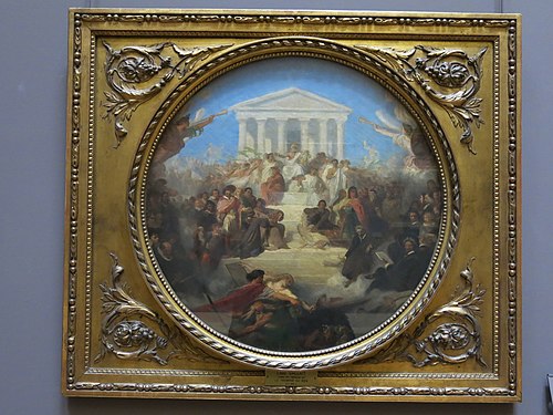 Le Triomphe des arts et la Victoire du Bien et du Vrai, 1850, Louis Gallait