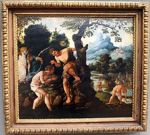 Le Baptème du Christ, 1532, Maarten van Heemskerck