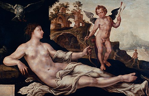 Venus and Cupid, 1545, Maarten van Heemskerck