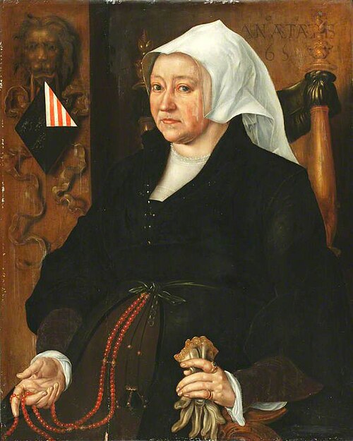 Portrait of Margaretha Banken, 1540, Maarten van Heemskerck