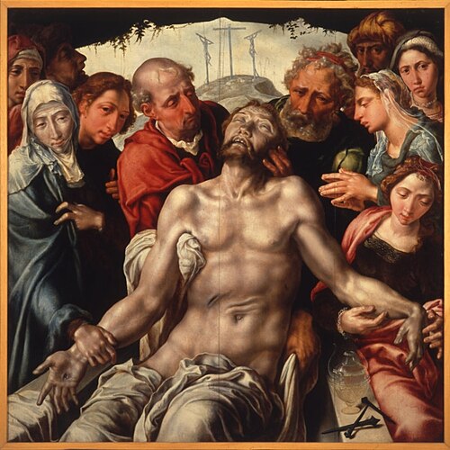 Deposizione nel sepolcro, 1542, Maarten van Heemskerck