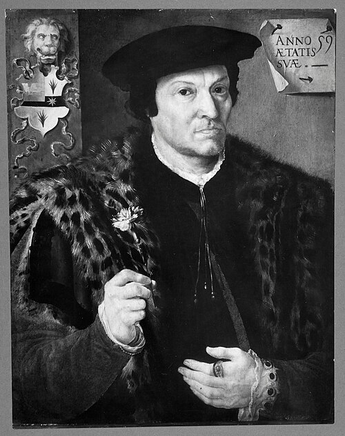 Portrait of a 59-year-old man, 1549, Maarten van Heemskerck