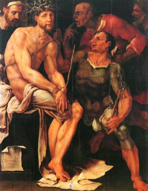 The mocking of Christ, 1545, Maarten van Heemskerck