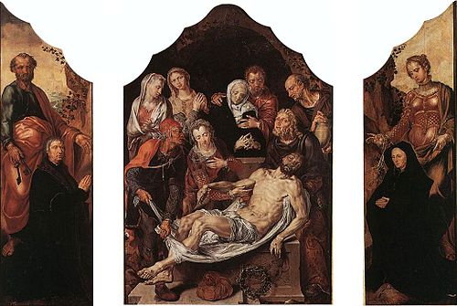 Triptych of the Entombment, 1559, Maarten van Heemskerck