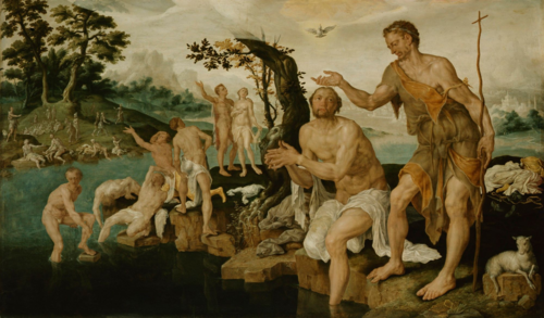 The Baptism of Christ, 1563, Maarten van Heemskerck