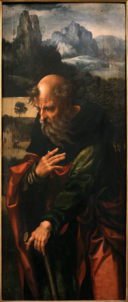 Lucca triptych: Saint Anthony, , Maarten van Heemskerck