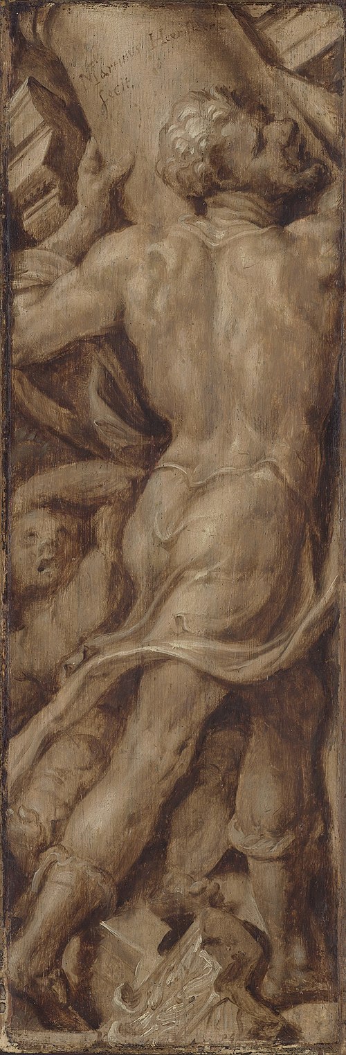 Samson destroying the Temple, 1550, Maarten van Heemskerck
