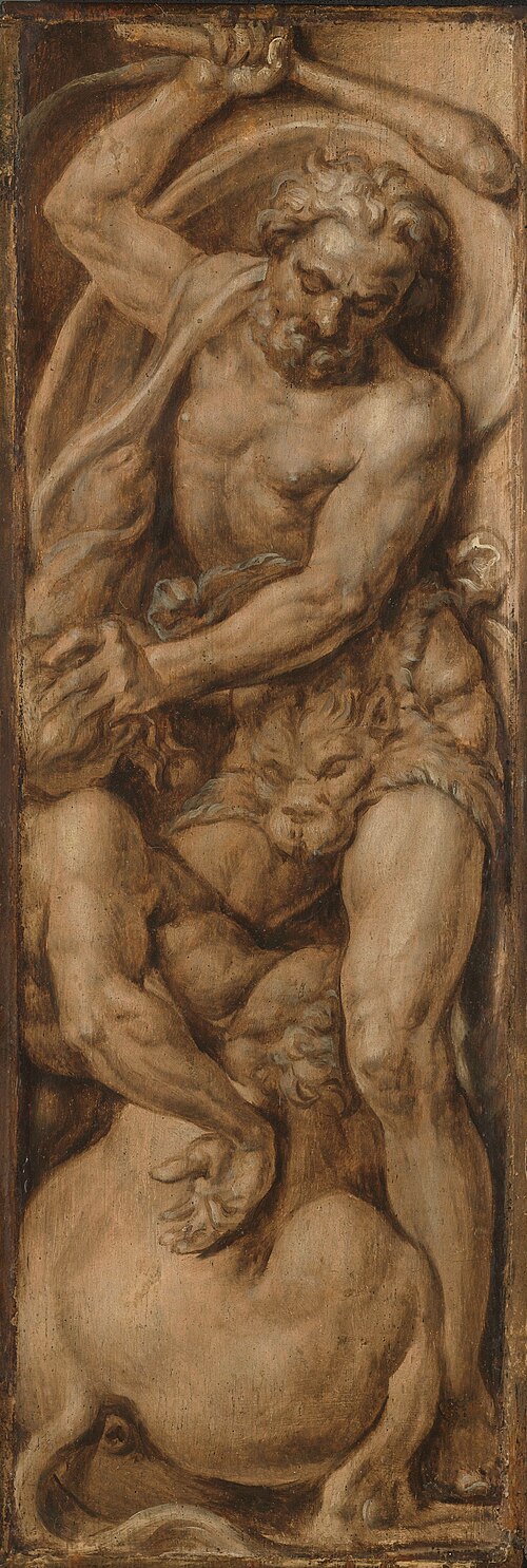 Hercules destroying the centaur Nessus, 1550, Maarten van Heemskerck