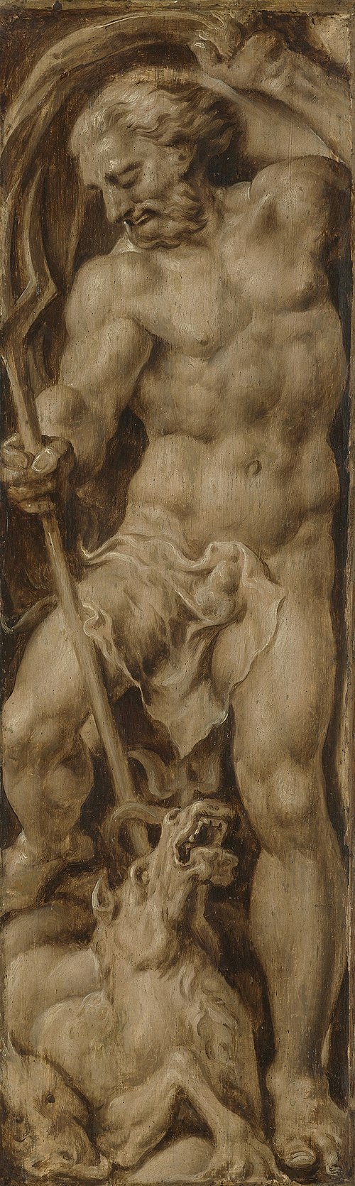 Neptune with a seahorse, 1550, Maarten van Heemskerck