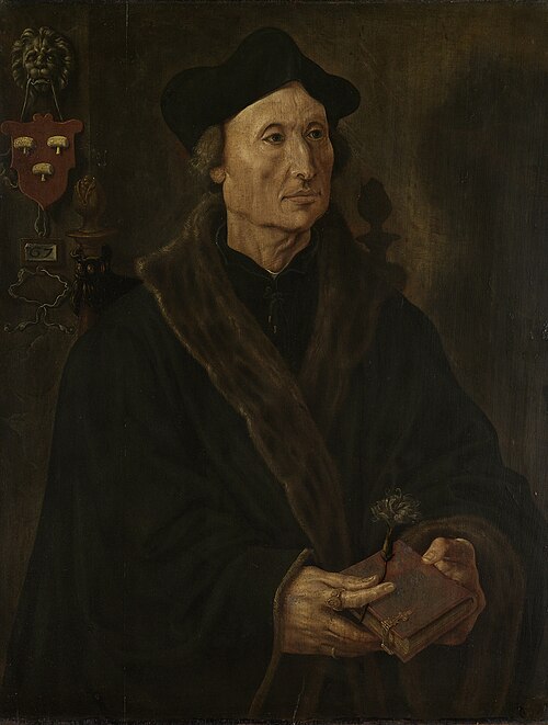 Portrait of Johannes Colmannus (1471-1538), 1539, Maarten van Heemskerck