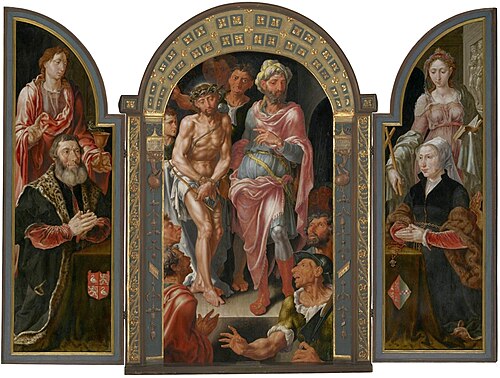 Ecce Homo triptych, 1544, Maarten van Heemskerck